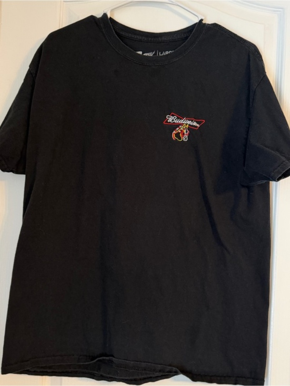Budweiser Black Short-Sleeve Logo Tee
